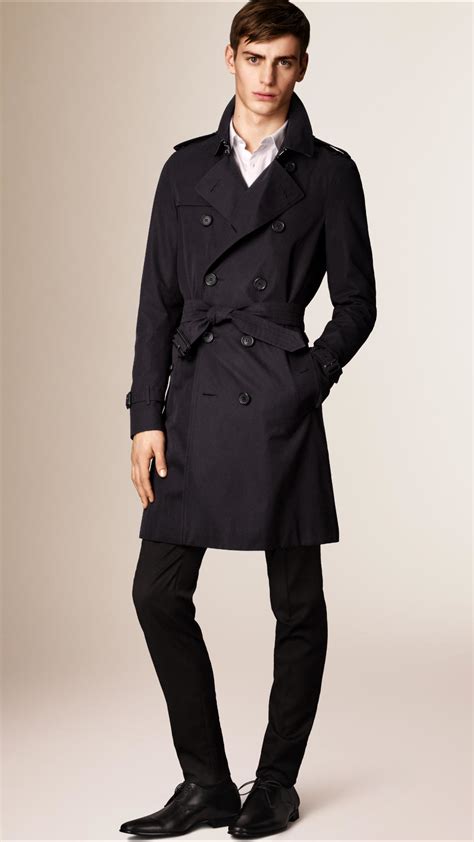 burberry sandringham mens navy|Burberry Men's The Sandringham Long Trench Coat In Navy.